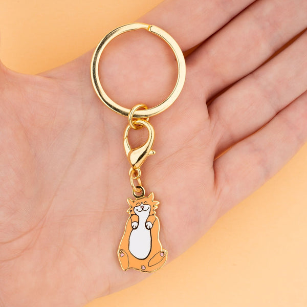 Ginger Cat  Key RIng