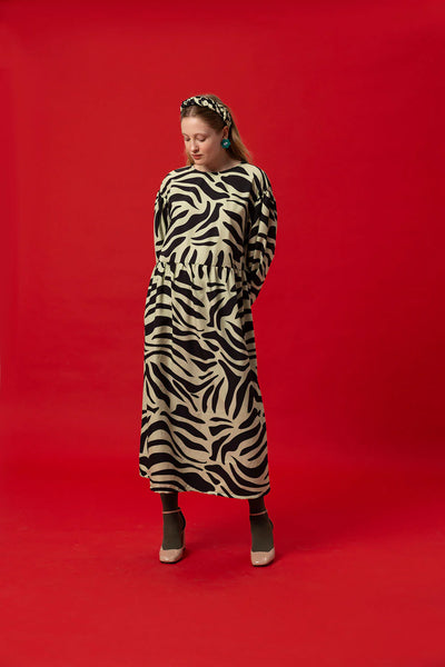 MAXI DRESS DAHLIA- TIGER MINT