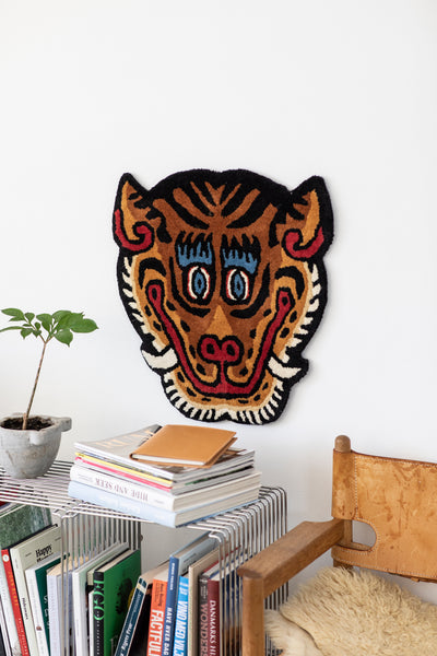 Tiger Face Rug/ Wall Art