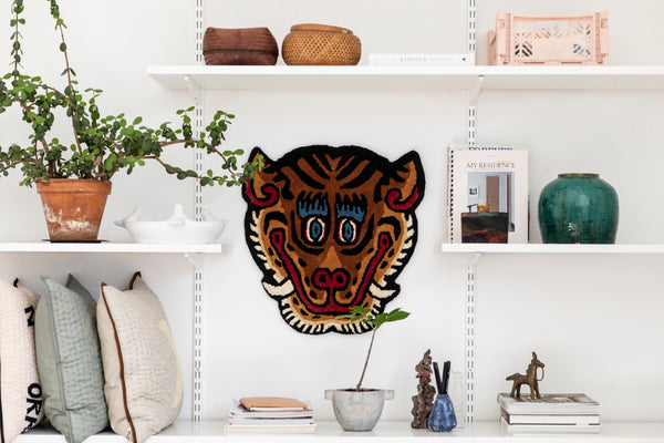 Tiger Face Rug/ Wall Art