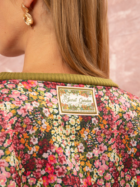 CROPPED FUTTER SWEATER - LIBERTY FLORAL