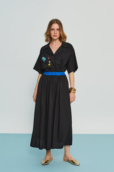 The Long Skirt - Black