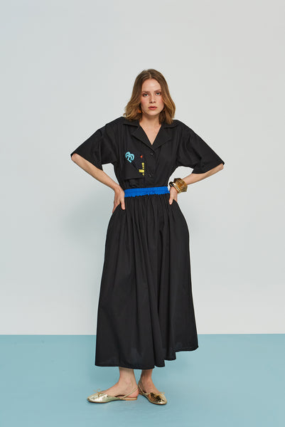 The Long Skirt - Black