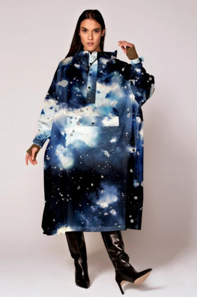 Starry Night - Rain Poncho