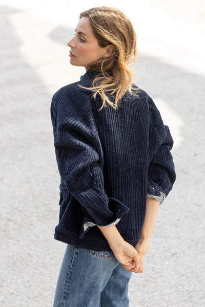 Kalpana Jacket - Navy Corduroy