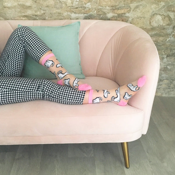 Cat Sheer Socks