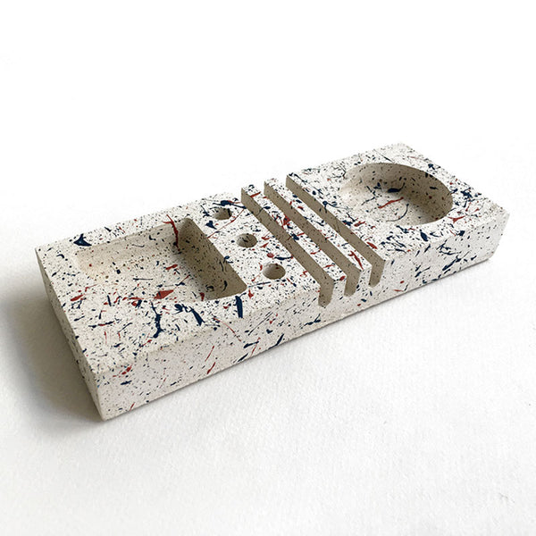 Speckled Desk Organizer