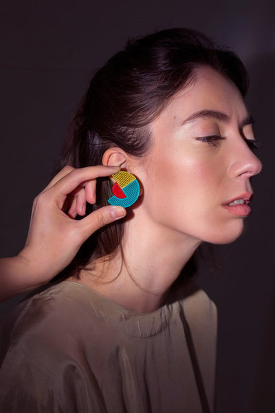 Sunset 3D-printed Earring