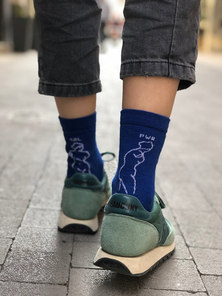 Mighty Aphrodite Socks - Blue