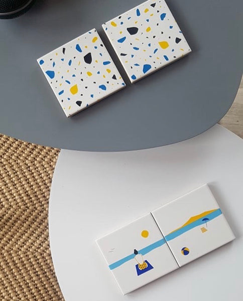 Ceramic coasters