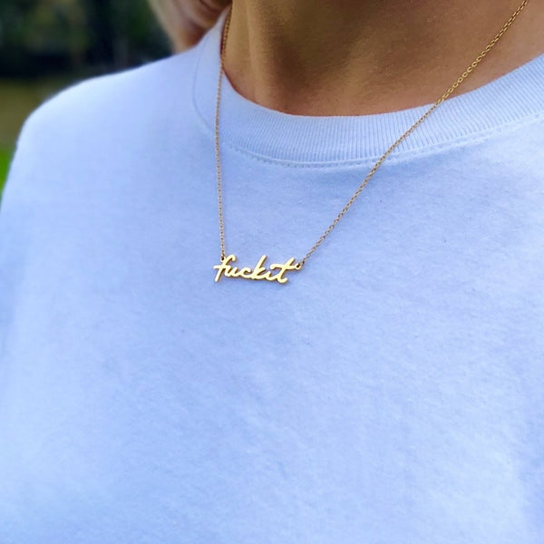 Fuck it Necklace