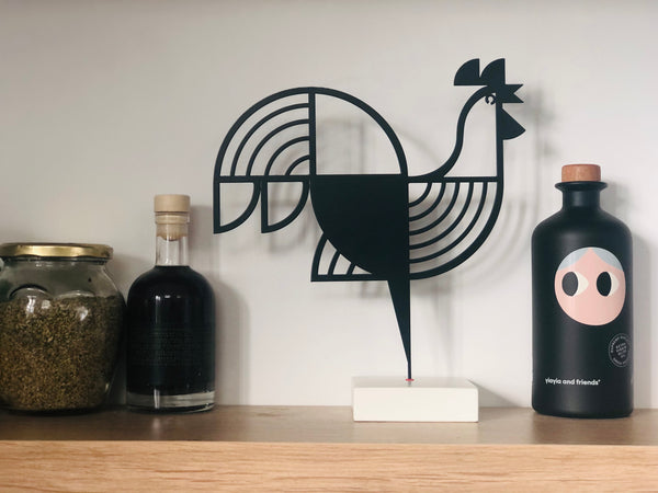 Large Free Standing Steel Deco (detachable base)