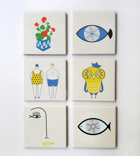 Ceramic coasters