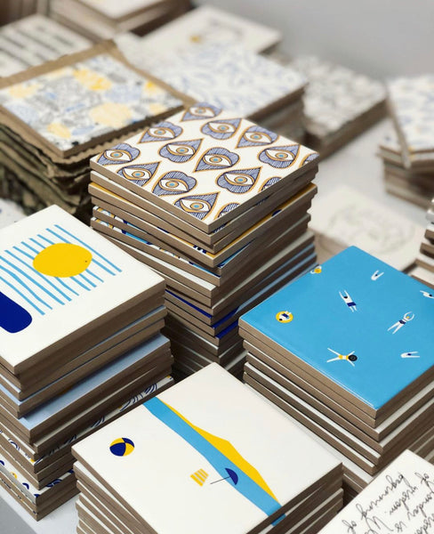 Ceramic coasters