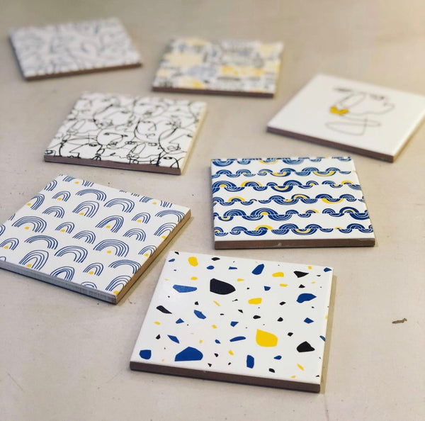 Ceramic coasters