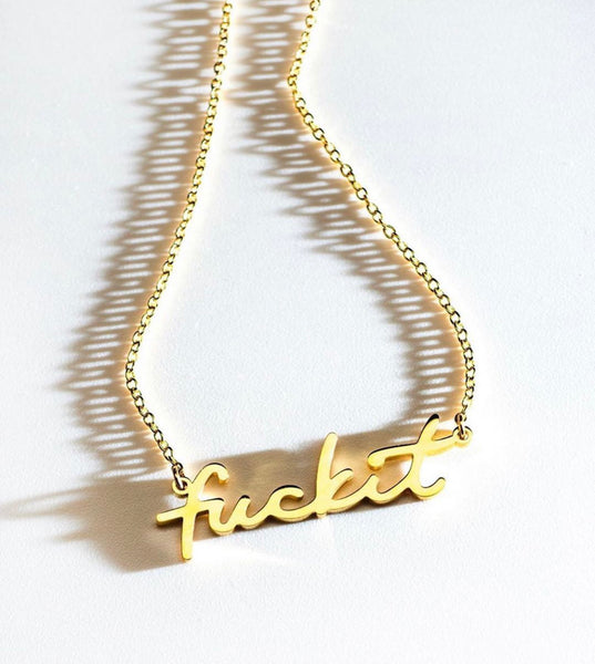 Fuck it Necklace