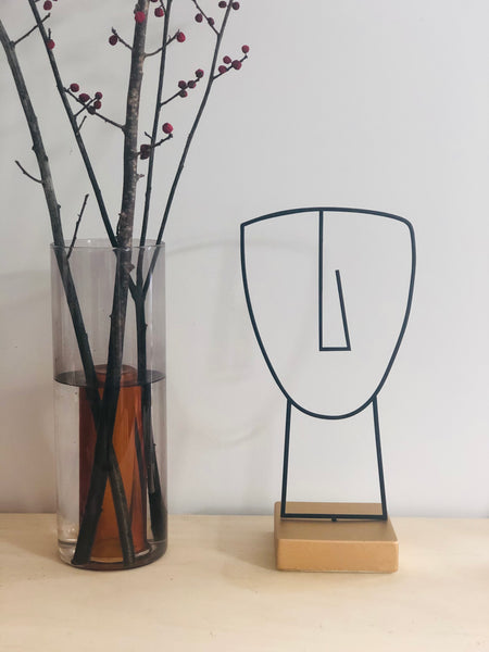 Large Free Standing Steel Deco (detachable base)