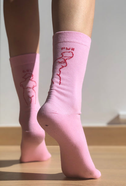 Mighty Aphrodite Socks - Blue