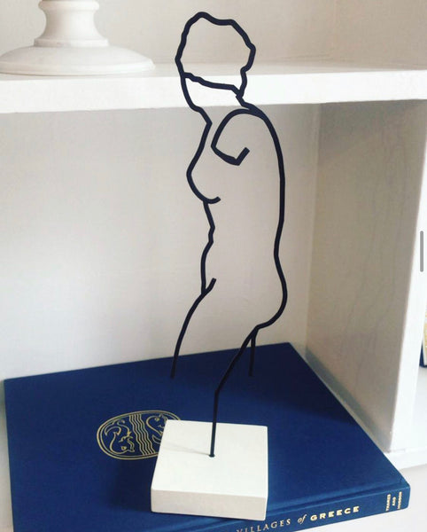 Large Free Standing Steel Deco (detachable base)