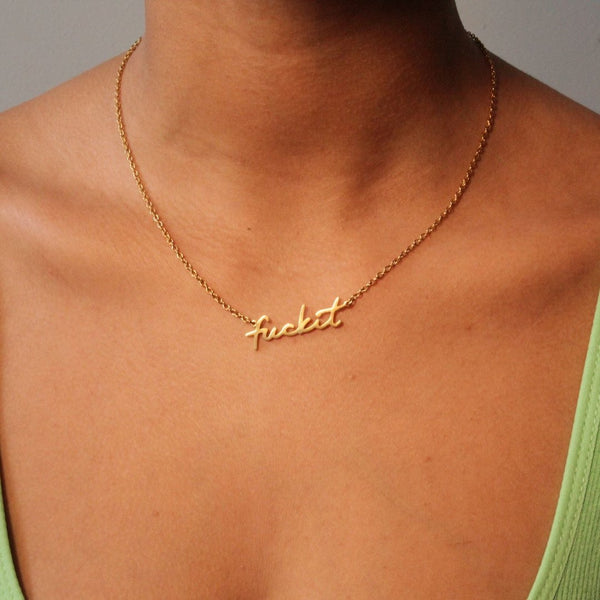 Fuck it Necklace