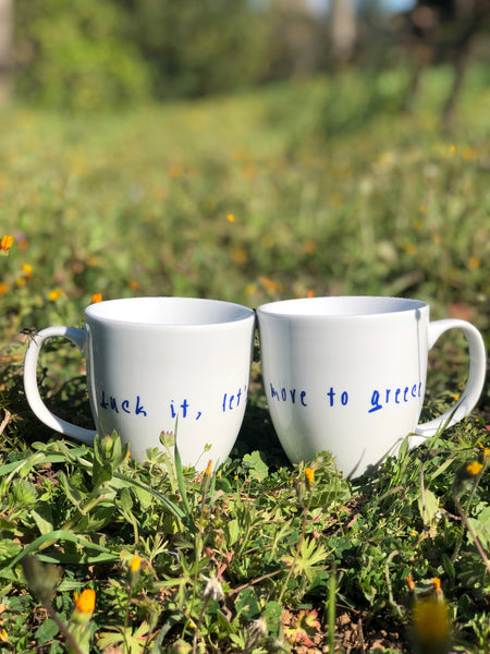 Fuck it, let’s move to Greece Mug (1 piece)
