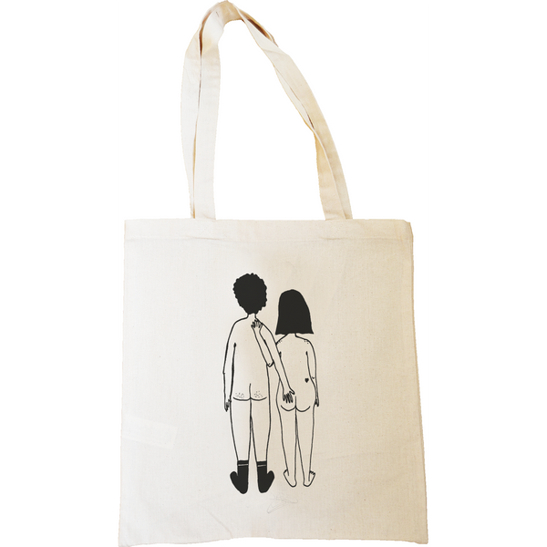 Tote Bag Naked Back