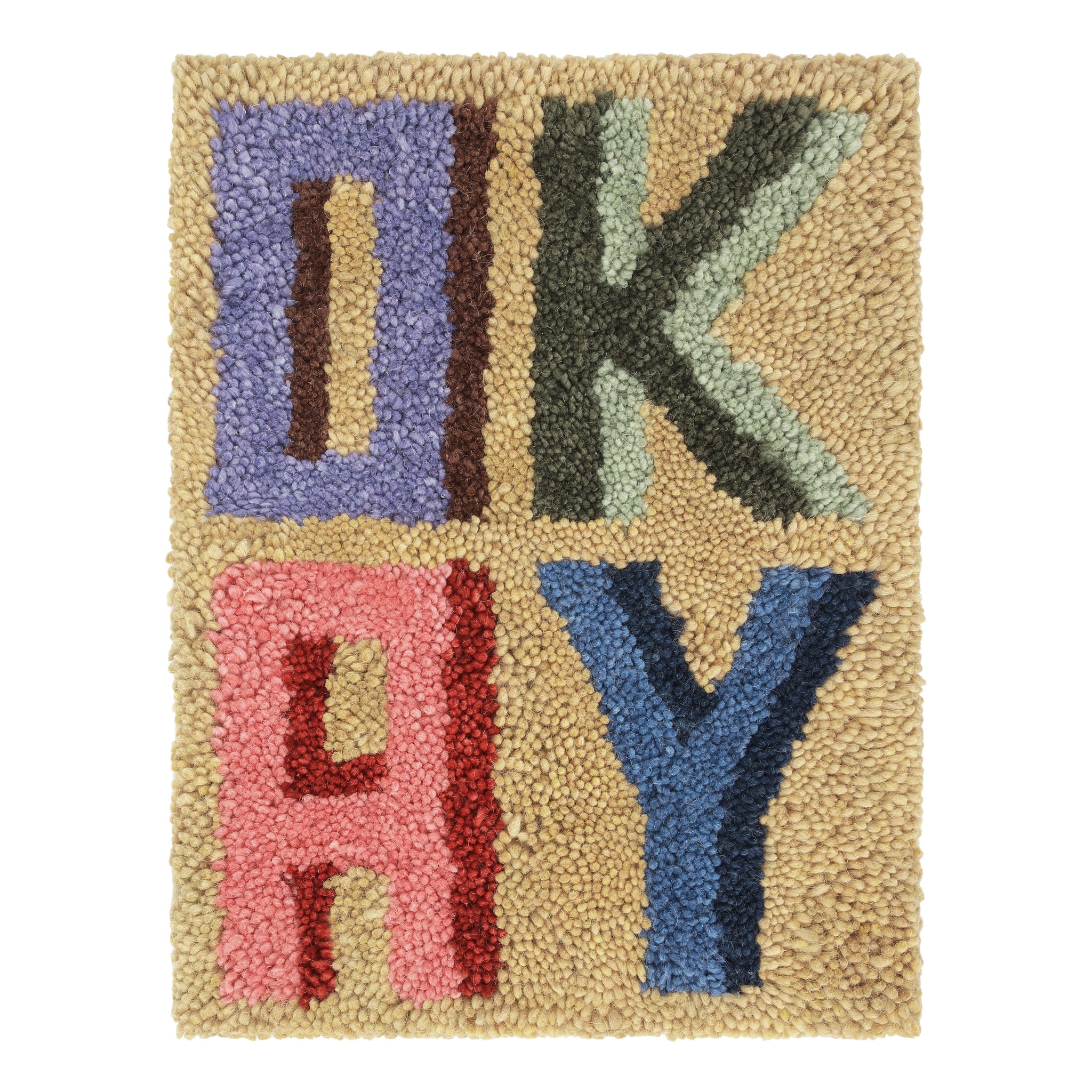 4 letter rug - OKAY