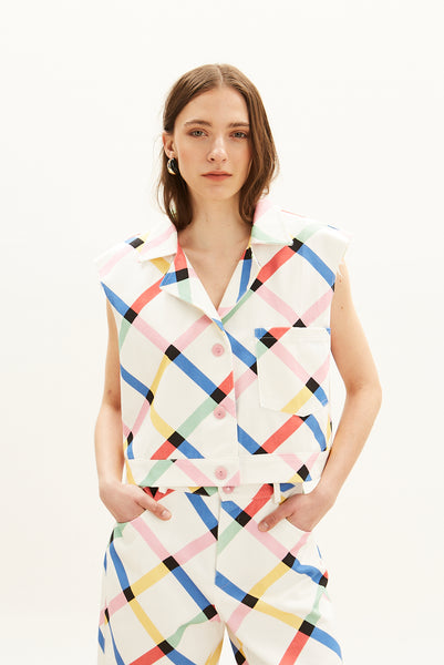 The Denim Vest - Iris