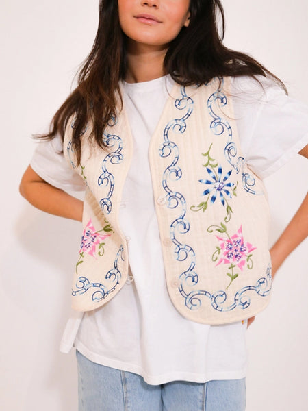 Celestine Embroidered Vest