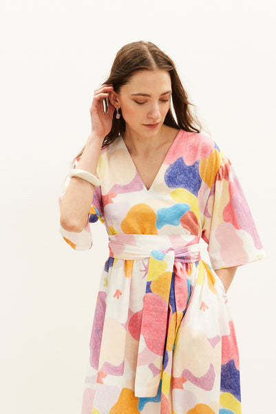 The Linen Mini Dress – Chromatique