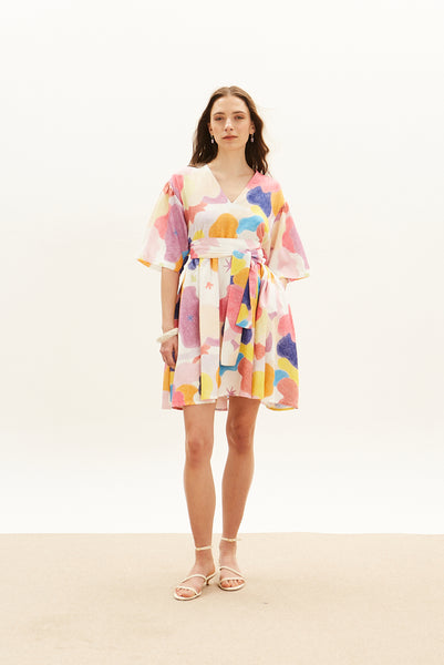 The Linen Mini Dress – Chromatique
