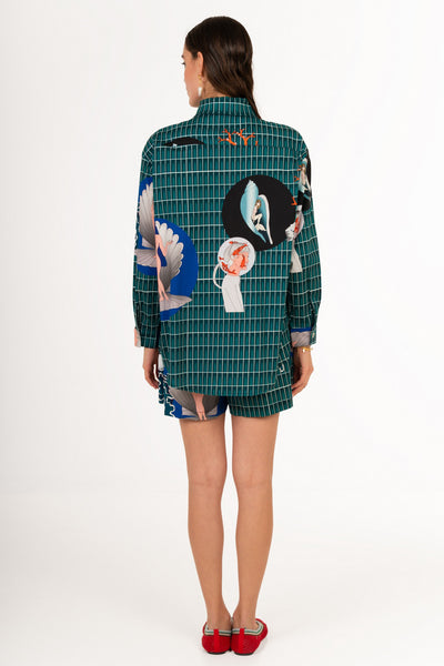 Urban Seased green - Long Sleeve Shirt