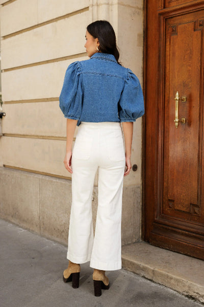 Clea Blouse with Puffy Sleeves