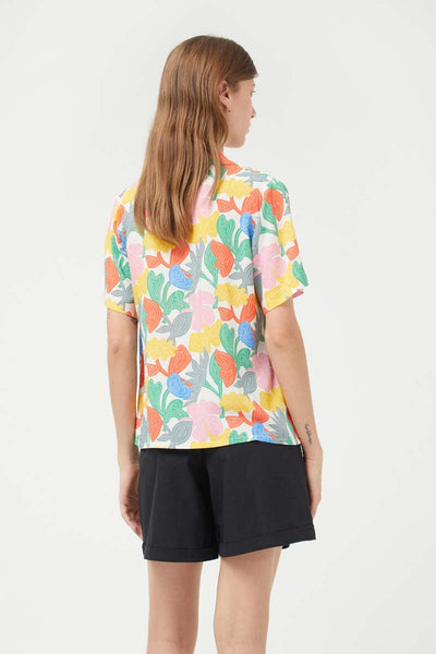 Abstract Floral Shirt