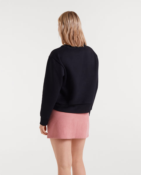 Flower print sweatshirt