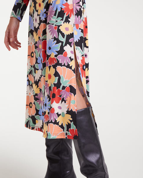 Hampton Big Print Midi Dress