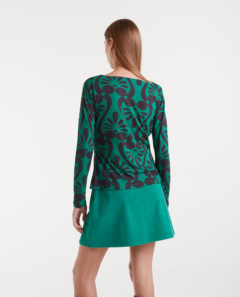 Baroque print T-shirt