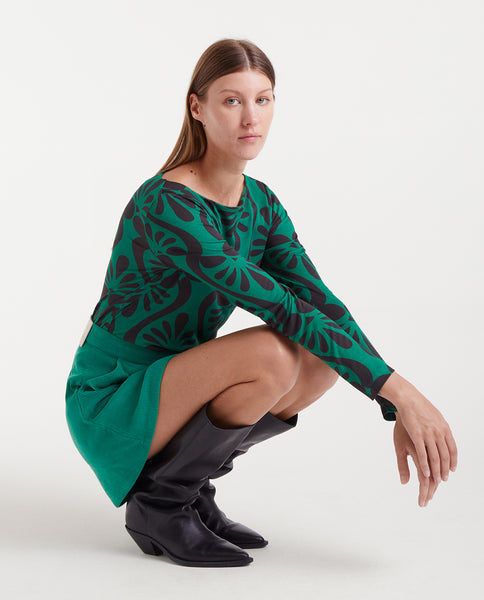 Baroque print T-shirt
