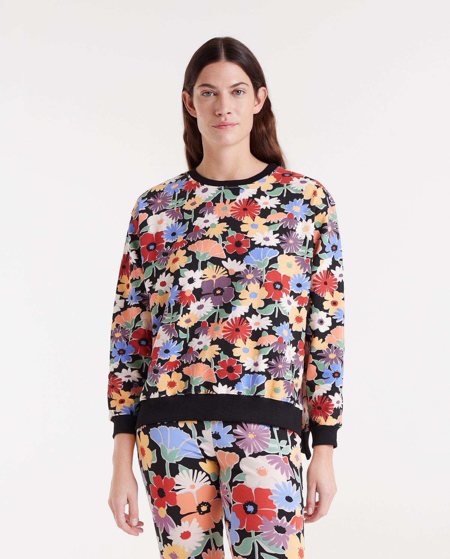 100% cotton sweatshirt with Hampton Small print