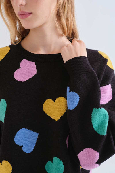 Candy print sweater
