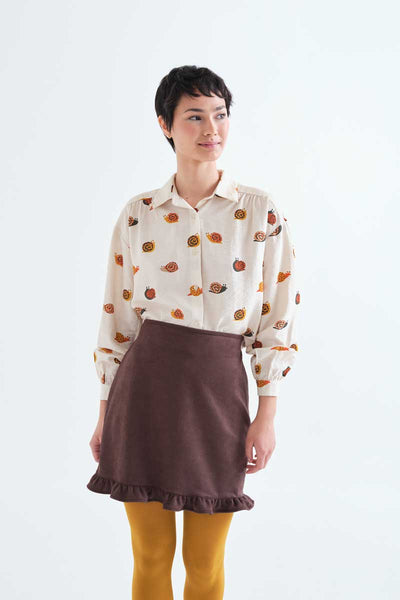 Snail print shirt