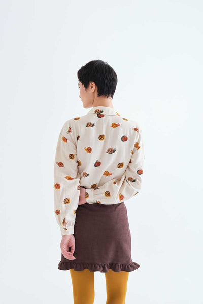 Snail print shirt