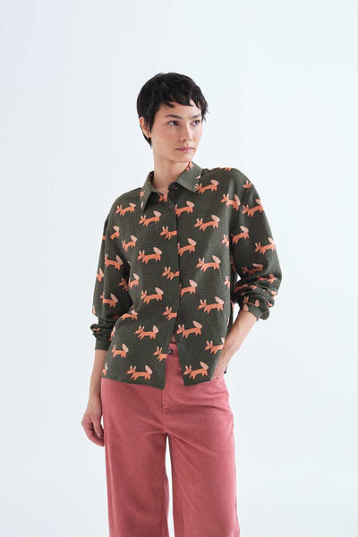 Fox Print Shirt