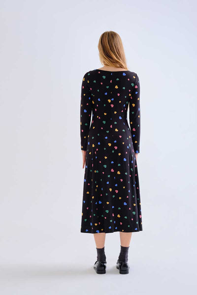 Candy Print Midi Dress
