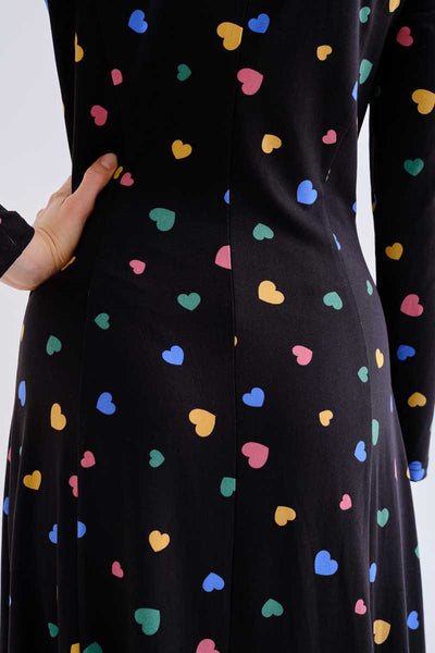 Candy Print Midi Dress