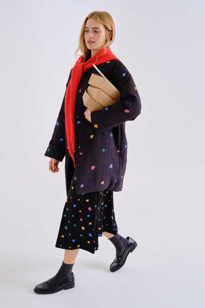 Candy Print Midi Dress