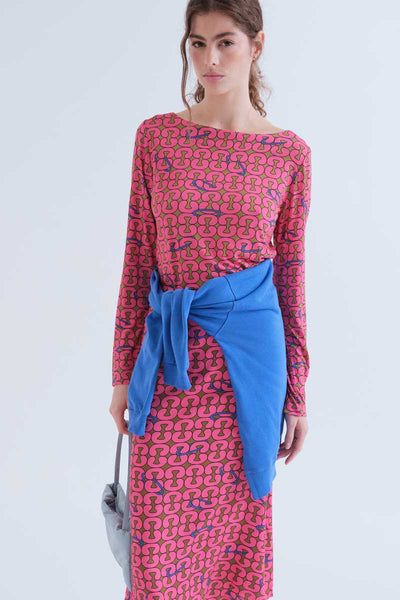 Catena Viscose Midi Skirt