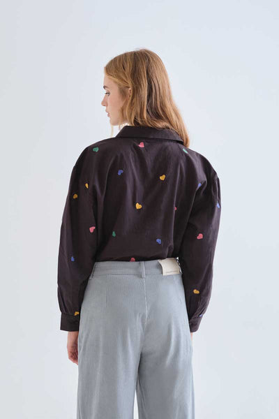 100% cotton shirt with Candy print