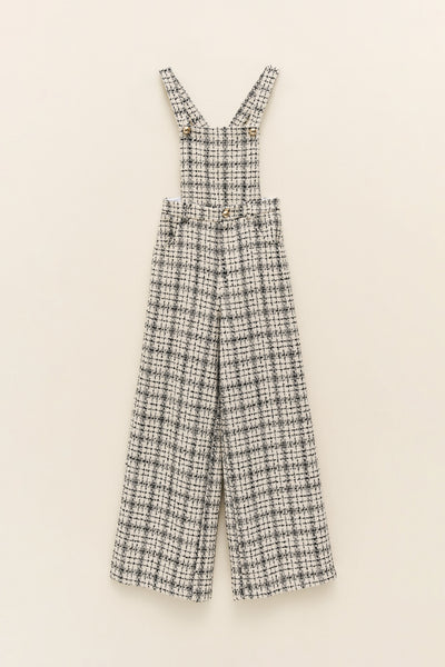 Tweed Overalls - Black