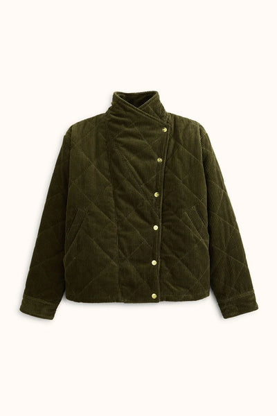 Veste Kapur - VELOURS CÔTELÉ FOUGERE